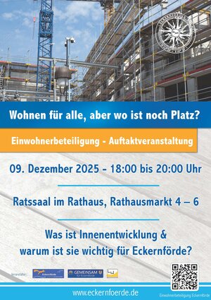 Plakat Innenentwicklung Auftaktveranstaltung 09.12.2025
